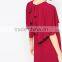 Newly OEM design red women summer maternity evening gown dress wear manufacturer