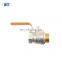 BT1041 high pressure level handle brass forged ball valve