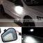 2PCS Canbus LED Side Mirror Puddle Lights Lamp for VW Volkswagen Jetta 10-15/EOS 09-11/Passat B7 2010~/CC 09-12/Scirocco 09-14
