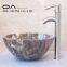 Colored marble stone bathroom sink and cabinet combo with factory cheap prices