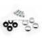 Car License Plate Nuts Nylon License Plate Nut Fastener Plastic Screw Nylon Nuts Buckle Nut Anti-Theft Bolt