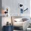 Creative personality double-headed magic bean glass wall lamp for decoration