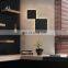 Minimalist Black Square Backlit Wall Lamp LED Modern Interior Decoration Wall Lights For Home