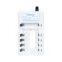 Smart Fast Charger 6 slots aaa battery rechargeable aa battery charger with USB cable