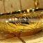 Oval basin series golden ceramic toilet washing hand basins