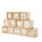 Wholesale Montessori Letter Learning Toy Wood Alphabet Puzzles Wooden Alphabet Blocks for Preschool Kids
