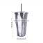 Factory Hot Selling Eco-friendly Stainless Steel 17oz Thermal Coffee Cup Mug Portable Travel Tumbler Cups With Lids and Straw