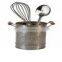 galvanized cutlery holder for sale