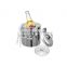 promotional metal elegant style galvanized pineapple large capacity durable champagne beer ice bucket