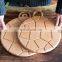 Creative New Beech wood turtle shell round belt handle Nordic style chopping board solid wood baked pizza board