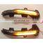2X Dynamic LED side mirror blinker Smoke lens Turn Signal Lamp For VW Glof 7 2012