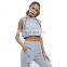 Flare plain High quality soft 100% cotton crop tops