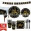 Garden theme party decorations disposable supplies kits cutlery set accessoire de decor de fete