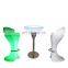 Chairs for Restaurant Modern Colorful Led Bar Table High Cocktail Tables for Events LED Table Chairs for Party
