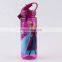 New 100% Food Grade BPA Free Plastic Kids Water Bottle with Straw