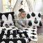 Baby Blanket Black White Cute Rabbit Swan Cross Knitted Plaid For Bed Sofa Cobertores Mantas BedSpread Bath Towels Play Mat Gift                        
                                                Quality Choice