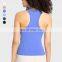 Crew Neck Singlet Fitness Gym Sports Basic Tight Running Workout Tank Tops Yoga Sleeveless Free Size Racerback Tank Top Women