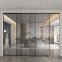 bathroom office glass partition wall Soundproof interior building room divider glass office partition sliding door