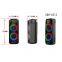 Hot sell ZQS6212 dual 6.5 inch speaker 20W power portable bluetooth speaker with colorful lights