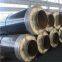 Steel jacket steel high-temperature prefabricated direct buried steam glass wool insulation and anti-corrosion steel pipe manufacturer
