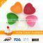 High Quality Heart-shaped Muffin Cup Cake Decoration Mold Silicone Cake Mold