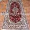 antique pattern textured turkish black cotton carpet for home use