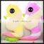 high quality plush animals toy with embroider eyes