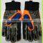 Double Layers Silicon Dotting Oil Gas Working/Oil Rigger Glove