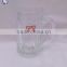 hot sale clear glass beer mug with handle