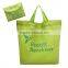 210D nylon foldable reuseable shopping bag