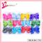 Chinese products manufacturer 3 inch fancy ribbon bow elastic pony hair accessories (XH11-7753)