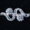 Vintage Gold Alloy Rhinestone Crystal Flower Wedding Bridal Bouquet Brooch Pin