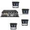 Front View Rear View Side View 4 Channel Camera Bus CCTV Camera System with Mobile DVR