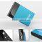 preminium battery dual usb alloy power bank with light