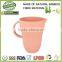 Biodegradable ,orange color natural bamboo fibre pitcher,milk jug                        
                                                Quality Choice
