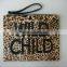 Leopard Printing Cosmetic Clutch Bags
