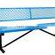 Park Bench, Expanded, Bench with backrest, 96inch, Blue, Green, etc.