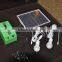 -Mini DC solar system with 10w solar panel to Lighting and Charging Phones for remote area