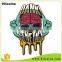 Manufacturer Wholesale Soft Enemal Head Shape Metal Pin Lapel Badge