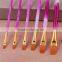 Wholesale High Quality 6pcs Plastic Handle Nylon Hair Artist Paint Brush