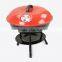 Outdoor camping apple shaped portable charcoal rotary bbq grill