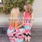 Mom and baby simple dresses for girls, fancy dresses for girls, hot sale item baby clothes wholesale
