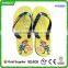 little bee logo printed flip flops eco friendly flip flops