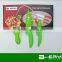 BERYL 3pcs Gift Set , 3"5"+peeler+Gift Box Ceramic Knife Sets 3colors 2 Types Handle Select,White Blade, CE FDA Certified