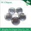 Clear cashew shape decorative fire glass gemstone for fire pit