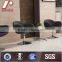 Fabric Coffee Chair, Swivel Cafe Chair, Dining Chair H-023