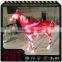 Shopping Mall Decoration fiberglass animal sculpture horse figurine