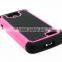 New product Three in one layers Shockproof Defender football pattern rubber Armor Heavy duty ballistic combo Case for LG L90