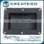Large metal caster cup for flight rack case,road case