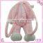 Plush animal sheep bagpack with trolley